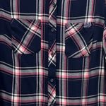 Superdry Womens Flannel Shirt Size M Plaid Classic Utility Workwear Grunge Warm Photo 4