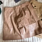 Shinestar Brown Leather Skirt Photo 0