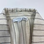 Marissa Webb Tie Waist Linen Dress Size 16 Black Photo 2