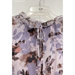 Simply Vera‎ Wang Purple Floral Short Sleeve Dress Women Photo 4