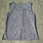 Handmade Vintage Floral Sleeveless Button Up Vest Style Top Photo 3