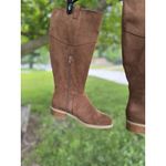 Maurice's  Women's Faux Suede Calf Zipper Boots. Size‎ 6M 1 In H Heel Unlined Photo 5