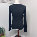 Isabel Maternity Long Sleeve T Shirt Scoop Neck Black Size undefined Photo 8