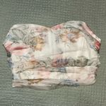 Nasty Gal Floral Ruched Strapless Corset Top Photo 3