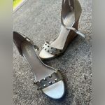 Lilly Pulitzer Womens  bronze studded wedges Photo 4