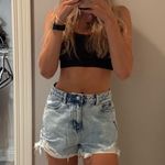 Princess Polly  Denim Shorts High-Waisted Photo 0