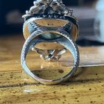 Natural Labradorite Sterling Silver Bumblebee Ring Size 7 Photo 3