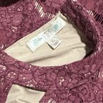 Love Fire Dusty Rose Lace Halter Cut Out Neckline A Photo 5