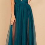 Red Dress Boutique Teal Maxi Formal Dress Photo 0