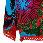 Desigual Minowa Dress Adjustable Tie Waist Tropical Mini Size Medium Photo 4