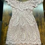 WAYF Venice Off the Shoulder Lace Minidress Photo 12