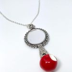 Disney Snow White  Mirror Apple Necklace New Photo 4