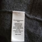 Adrienne Vittadini  100% Extra Fine Merino Wool Grey Open Front Cardigan Small Photo 2