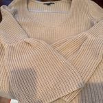 Boston Proper  Knit V-neck Bell Sleeve Sweater Size L Photo 6