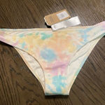Billabong rainbow tide tropic low rise tie dye bikini bottoms XL NWT Photo 0