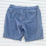 Croft & Barrow Blue Chambray Cotton Shorts Photo 1