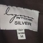 Lynn Richie Silver Brown Sleevless Sheath Dress Size M Photo 5