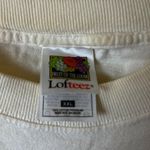 2002 Vintage Y2K Paint The Dog T Shirt Cream XXL 2XL Animal Notes Graphic Tee Size undefined Photo 3