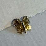 Vintage Gold Tone Small Dainty Butterfly Pin Brooch Estate Fairycore Photo 0