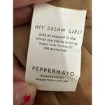 Peppermayo  Women's Halter Maxi Dress Bronze‎ Ruched Tie Back Sleeveless SIZE 2 Photo 7