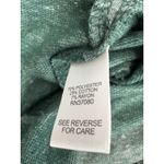 Women's Christmas Tree Long Sleeve‎ Tshirt Green Silver Small Holiday Top Photo 11