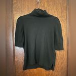 Everlane Black Cotton Merino Wool Turtleneck Tee Short Sleeve Sweater S Photo 1