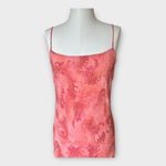 City Triangles Vintage 90s Y2K Ruffled Layered Slip Dress Pink Paisley 11 Flirty Photo 6