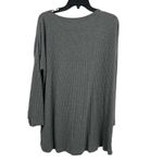 Soft Surroundings  Grey Ribbed Top Size‎ XL Photo 1
