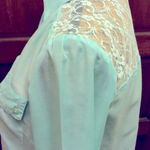 Candie's Vintage CANDIE’S Light Pastel Seafoam Green Top Photo 8