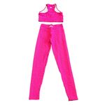 Booty By Brabants Bright Pink Two Piece Workout Set Bra Top Leggings Sz Small Photo 8