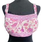 NEW Cabana Life Size Medium Bikini Top Floral SPF UPF Beach Vacation Photo 1