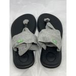 Sanuk  Yoga Sling 2 Gray Comfy Sandals Women’s Size 6 EUC Photo 3
