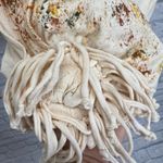 Vintage Decosport 3/4 Sleeve Womens Top Hand painted Mountain Tree Size L Ivory Size L Photo 2