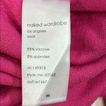 Naked Wardrobe  Vibrant Pink Sleeveless Dress Photo 7