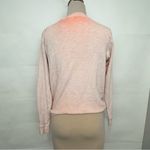 PINK - Victoria's Secret Victoria’s Secret PINK pastel peach v neck long sleeve shirt tshirt small Photo 1