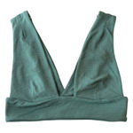 Tavik Womens Bikini Top V Neck Textured Green M Size M Photo 0