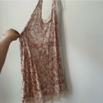 Free People  Rise & Shine Embellished Shimmer Lace Strappy Sequin Mini Dress Photo 3