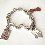 Hello Kitty Vintage  Ballerina Silver Tone Charm Bracelet Photo 2