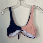 Cupshe Pink And Navy High Waisted Bikini Swimsuit ~ Women’s Size M Photo 3