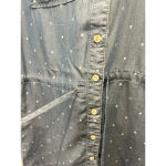 Thread & Supply Cap Sleeve Tencel Chambray Denim Tie Waist Dress Blue Small‎ S Photo 3