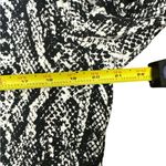 Culpos x INC International Snake Print Mini Dress Sweater Sz Medium Long Sleeve Black Photo 8