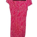 Victoria's Secret Pink White Knot Front Dress Size Small Faux Wrap Stretch Short Photo 3