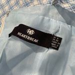 Heartbreak Tailored Blue Gingham Mini Dress Women’s XS Photo 2