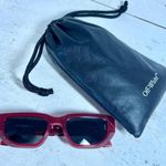 Off-White  OERI115S 2807 54 Greely Red Geometric Gray Lens Cat-Eye Sunglasses Photo 2