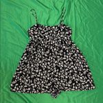 ZARA Floral Metallic Elegant Babydoll Romper size Small Photo 1