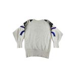 Vtg Diani Holiday Sweater Bow & Holly Womens M Christmas Lambswool Angora Purple Size M Photo 3