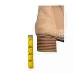 MIA  Boots Womens Ankle Zip Up Tan Laser Cut Low Heel Classy City Chic 11M Photo 3