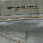 Pilcro and the Letterpress PILCRO‎ White Stretch Denim Distressed Shorts Mid-rise 30 (35) Photo 10