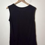 Disney Women’s American Flag Mickey Mouse Graphic Print Black Muscle Tank XL Photo 1