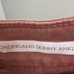 Vintage America Wonderland Skinny Raw Hem Ankle Jeans Size 28 Photo 7